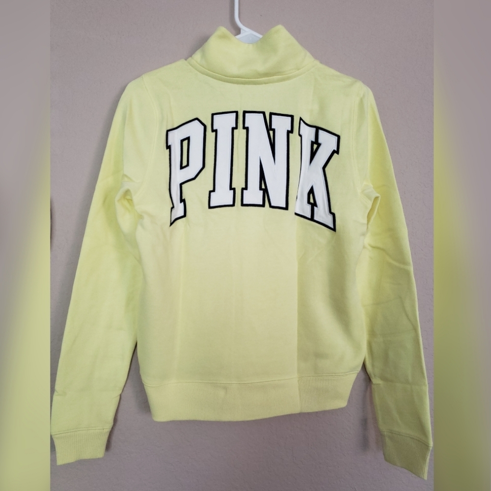 Pink quarter zip pullover - Picture 2 of 2